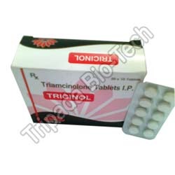 Triamcinolone Tablets Manufacturer Supplier Wholesale Exporter Importer Buyer Trader Retailer in Ahmedabad Gujarat India